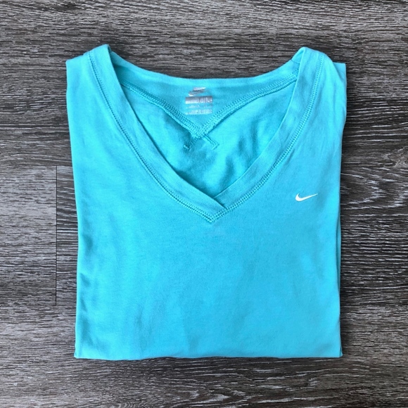 NIKE Turquoise Long Sleeve Top - Picture 3 of 5
